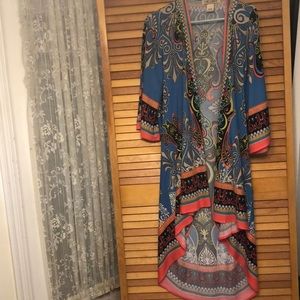 Flying Tomato large kimono rayon